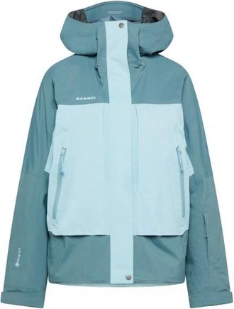 Mammut Haldigrat GTX HS Thermo Hooded Jacket Skijacke f&uuml;r Damen | t&uuml;rkis/blau