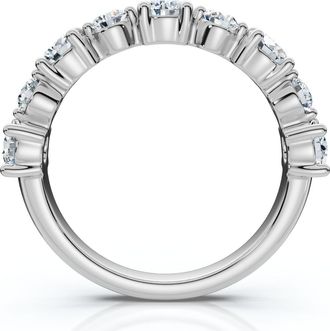 Pompeii3 1Ct Sylvia Diamond Anniversary Stackable Ring Gold Lab Grown