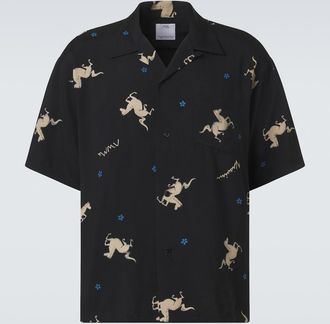 Visvim Crosby printed bowling shirt