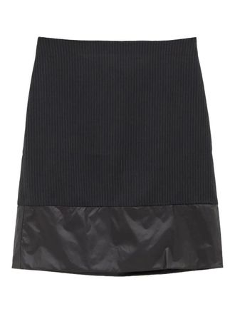 Paloma Wool panel-detrail mini skirt - Black