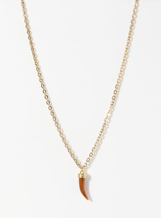 Simons Womens Horn pendant chain