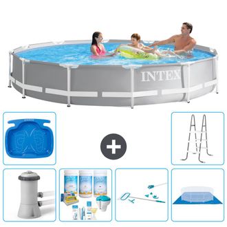 Intex Piscina Prism Frame Redonda - 366x76 Cm - 8-piezas S21072