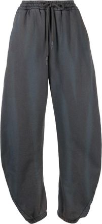Off-white Laundry bleached-effect track pants - women - Cotton/Cotton - M - BROWN NO COLOR