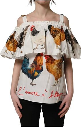 Dolce & Gabbana Donna, Camicette, Bianco, 2Xs, new