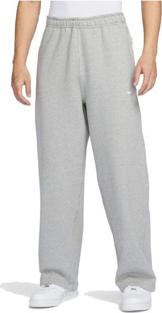 Nike Sportswear Swoosh Open-Hem Sweatpants Asia Sizing Grey FN3343-063
