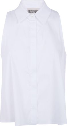 Semicouture Popeline Cotton Mini Top