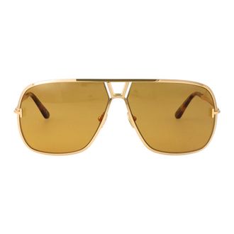 Tom Ford Stylish Sunglasses for a Trendy Look - male - Tom Ford - Sunglasses - Yellow - 63 MM - Accessories