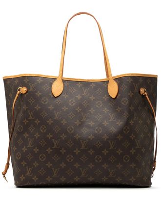 Louis Vuitton Borsa tote Neverfull GM con monogramma 2007 - Marrone