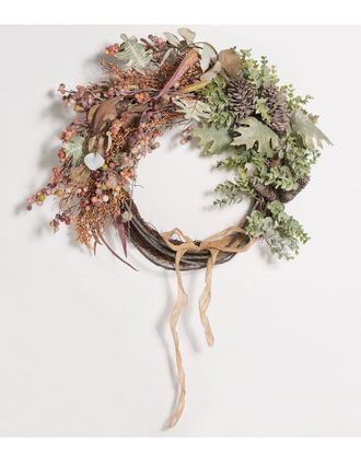 Safavieh Faux 24In Berry & Eucalyptus Semi-Wreath
