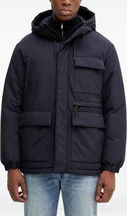 Marc O'Polo padded hooded jacket - Blauw