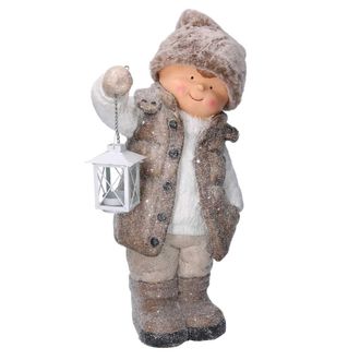 Vacchetti Ni&ntilde;o Resina Con Farol Beige Cm30x21h51