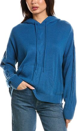 Brodie Lounge Cable Wool & Cashmere-Blend Hoodie