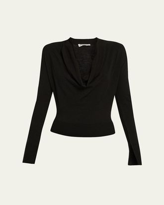 SIMKHAI Natia Cowl-Neck Top