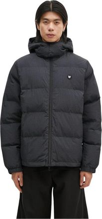 Wood Wood Hen Ripstop Puffer - Heren - Winterjassen - Zwart - L - Leer - Jassen