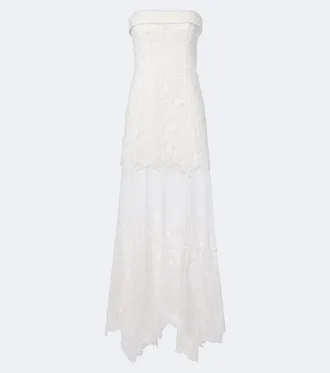 SIMKHAI Rennis organza bustier gown