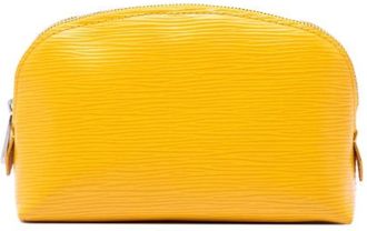 Louis Vuitton Pre-owned Epi Leather Pouch - Dames - Vintage Clutch - Geel - ONE Size - Leer - Vintage