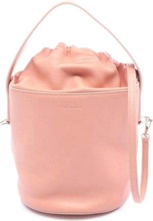 Jil Sander Borsa a secchiello SM Soft Drawket anni 2000 - Rosa