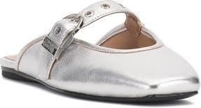 Vince Camuto Vaydie Flat Mule in Lux Silver at Nordstrom Rack, Size 5.5