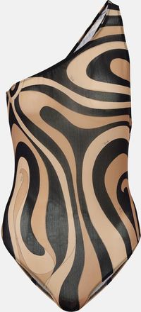 Pucci Marmo one-shoulder bodysuit