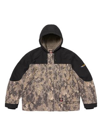 SUPREME x Dickies hooded work jacket - Black