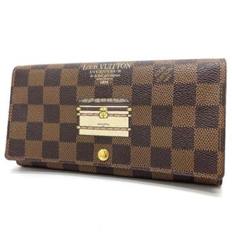 Louis Vuitton Portafoglio in Tela Pre-owned - - Pre-owned - Donna - Marrone - ONE SIZE