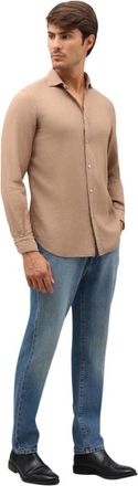 Boglioli Hombre, Camisas, Beige, Talla: M