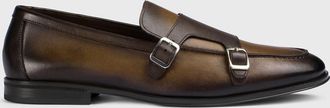 Doucal's Monk Strap Doucals in pelle