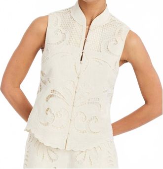 Mestiza New York Bora Bora Sleeveless Top In Beige