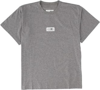 Maison Margiela Grey Loose-Fitting Classic Crew Neck T-Shirt