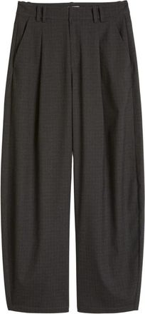 Marc O'Polo Wijde broek - Dames - Wijde Broeken - Grijs - XS - Broeken