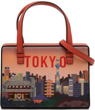 Loewe Pre-owned LOEWE Small Leather Tokyo Postal Top Handle Bag Ladies BOQYOH39DDT9J3JB