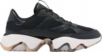 Sorel Womens Kinetic Array Sneaker In Black / Sea Salt