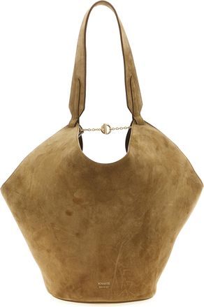 Khaite Brown Calfskin Tote Womens Bag