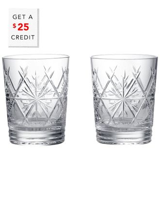 Waterford Set Of 2 Winter Wonders Dofs: Snowflakes