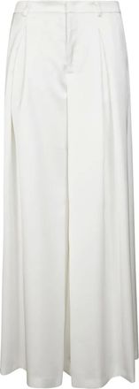 Andamane Tara geplooide broek - Wit