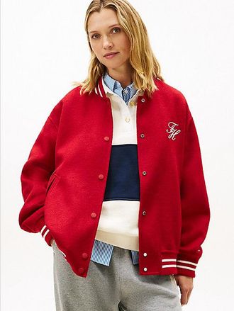 Tommy Hilfiger Cazadora bomber en mezcla de lana