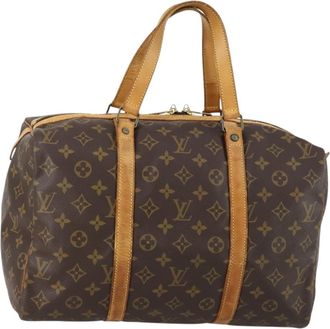 Louis Vuitton Sac Souple Monogram Canvas Brown Canvas Handbag (Pre-Owned)