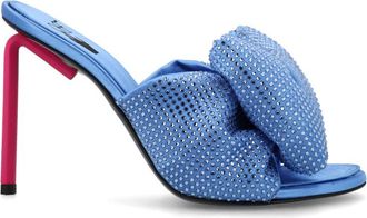 Off-white Blue Bow Heels