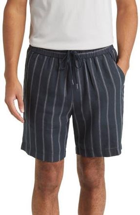 Vince Windsor Stripe Drawstring Shorts in Coastal Blue at Nordstrom Rack, Size Xx-Large