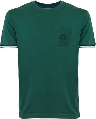 Sundek Finn T-shirt - Heren - T-shirts - Groen - XL - Katoen - Tops