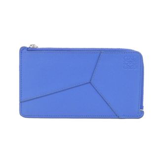Loewe Blue Leather Coin Purse/Coin Case (Pre-Owned)