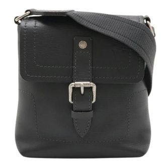 Louis Vuitton Pre-owned Utah Shoulder Bag - Dames - Pre-owned - Grijs - Maat: ONE Size Leer