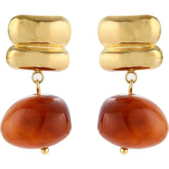 Petit Moments Autumn Drop Earrings in Brown/gold at Nordstrom