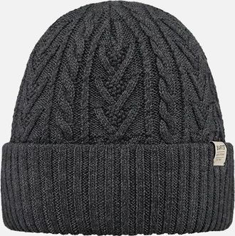 Barts Mens Barts Mens Pacifick Fleece Lined Beanie - Grey - Size: ONE size