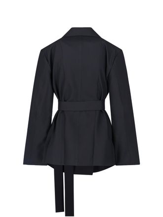 SETCHU Womens Jackets Black Virgin Wool