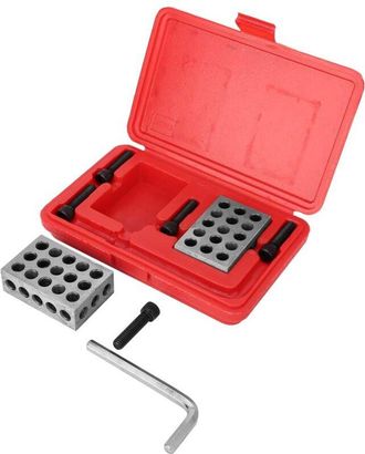 OEM 23 Agujeros, 1, 2, 3 Bloques, Juego De Bloques Patr&oacute;n, Fresadora De Precisi&oacute;n Rectangular De Acero De Alta Precisi&oacute;n Para Montaje, Trabajo De Trazado,