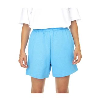 adidas Bermuda - Dames - Korte sportbroeken - Blauw - L - Katoen - Fitness
