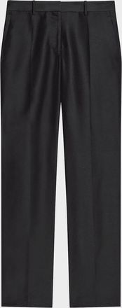 Helmut Lang Sheer Straight-Leg Trousers