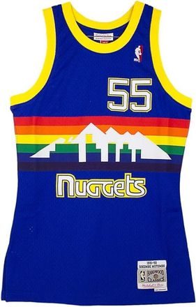Mitchell & Ness Hardwood Classics Swingman Jersey - Heren - Fitness - Blauw - XL - Polyester - Fitness
