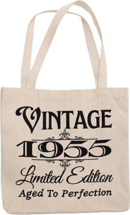 Generic 70th Birthday Totebag 1955 Vintage Limted Edition Aged To perfection (Natural)